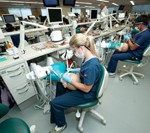 The dental lab at ASDOH houses 77 human patient simulators.