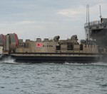 The LCAC is provided by the Japan Maritime Self-Defense Force ship Ohsumi. Japan is a partner nation in the Pacific Partnership mission.