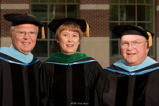 Dr. Willman, Dean Wilson, and Dr. Williams
