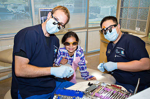 ATSU-ASDOH faculty and students provide free dental care to children during Give Kids A Smile.