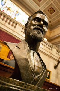 A bronze bust of Dr. Still was unveiled and placed on the third floor rotunda of the Missouri Capitol.