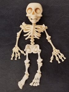 3D printed skeleton puzzle
